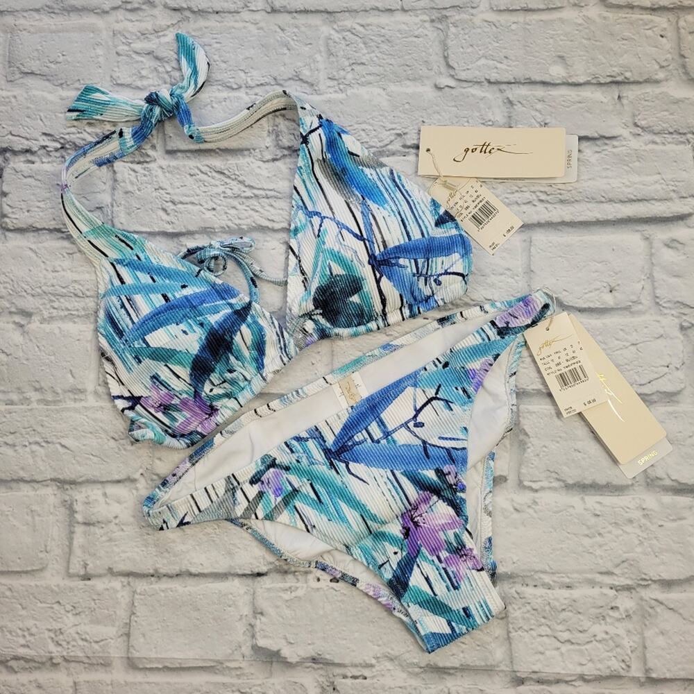 NWT 2 piece Gottex Exotic Paradise Bikini size 10